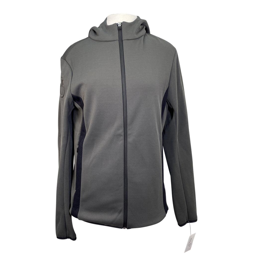 Cavalleria Toscana Piquet Hooded Softshell with Jersey Inserts  in Grey