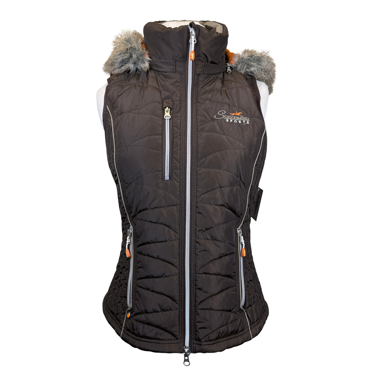 Schockemohle 'Phyllis' Vest in Brown - Women's Small
