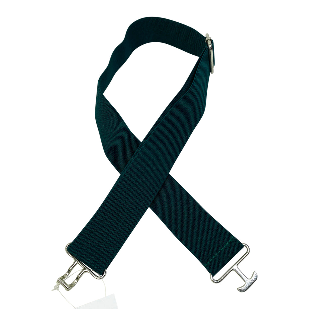 Elastic Belt in Hunter Green