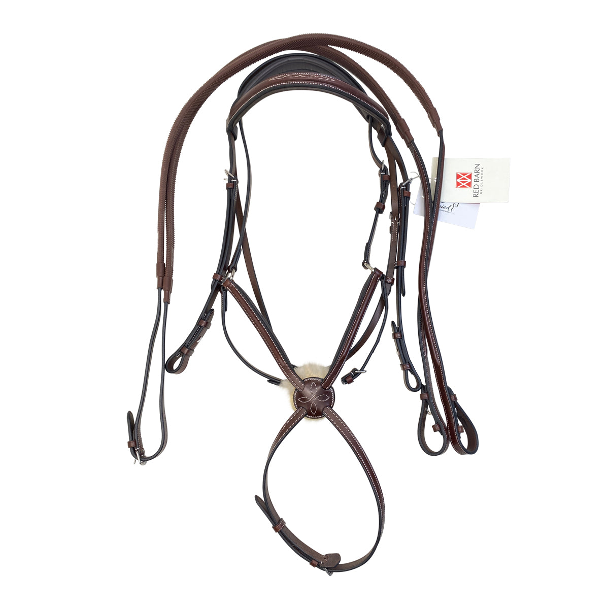 Red Barn Equinox Figure 8 Bridle in Brown