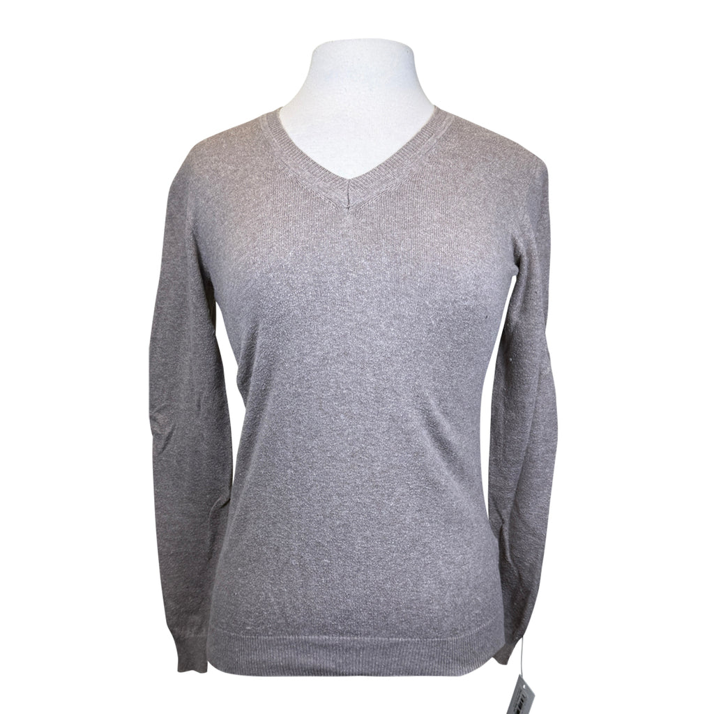CALLIDAE The V Neck Sweater in Pecan