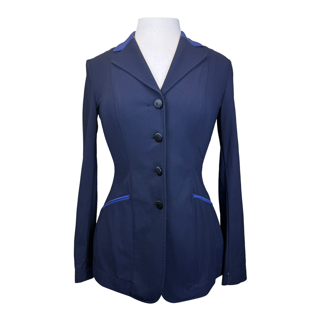 RJ Classics 'Victory' Orange Label Show Coat in Navy/Ocean Blue