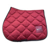 BOSS Equestrian Velvet Saddle Pad in Cabernet