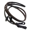 Plymouth Figure 8 Bridle By SmartPak w/ Rubber Reins in Chocolate Brown