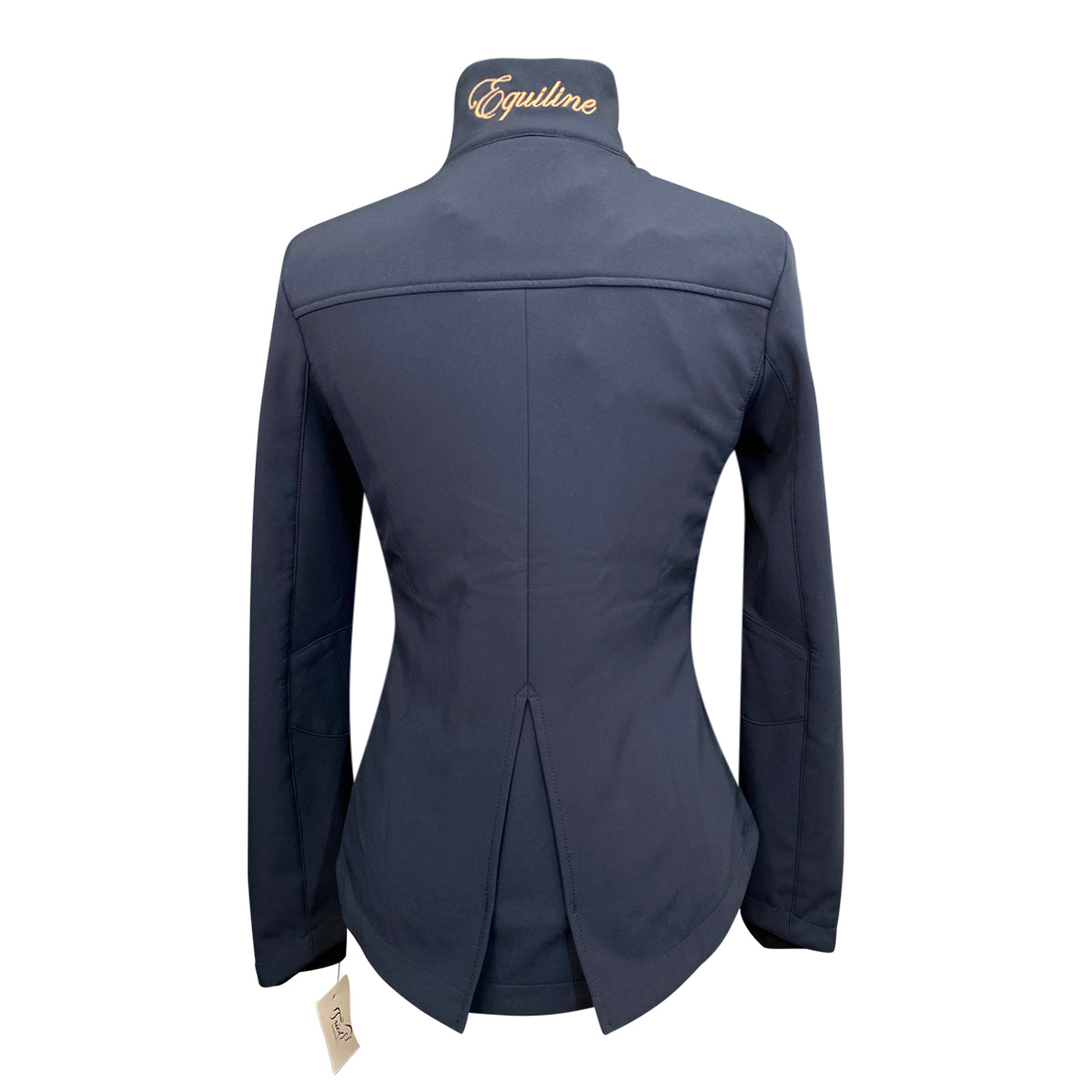 Back of Equiline 'Ixoria' Softshell Jacket in Navy - Women's XS