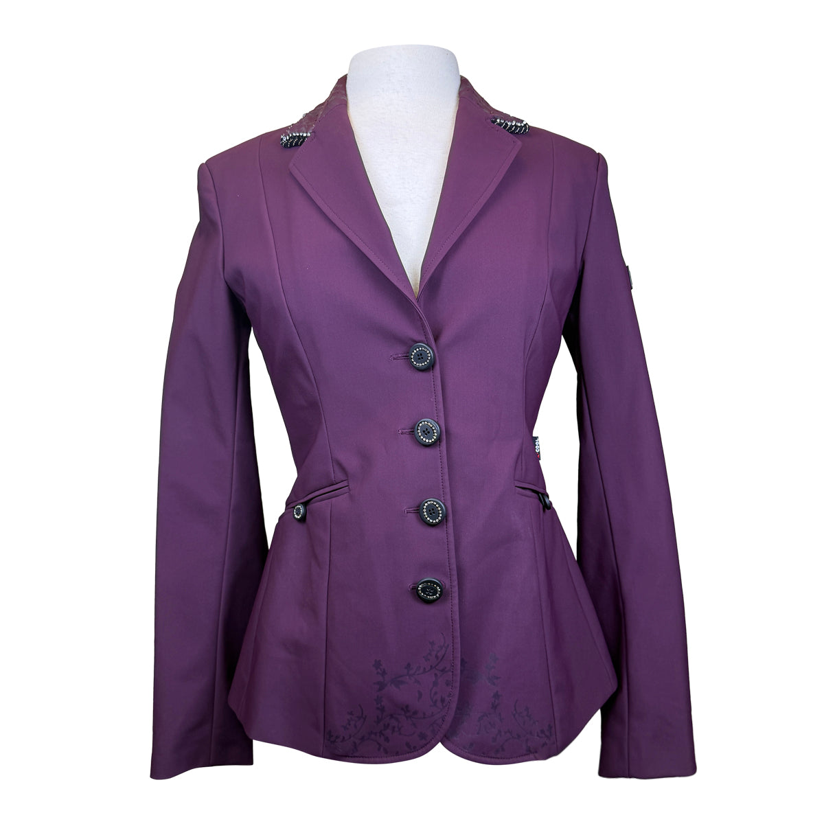 uiline Custom 'GAIT' X-Cool Show Coat in Bordeaux
