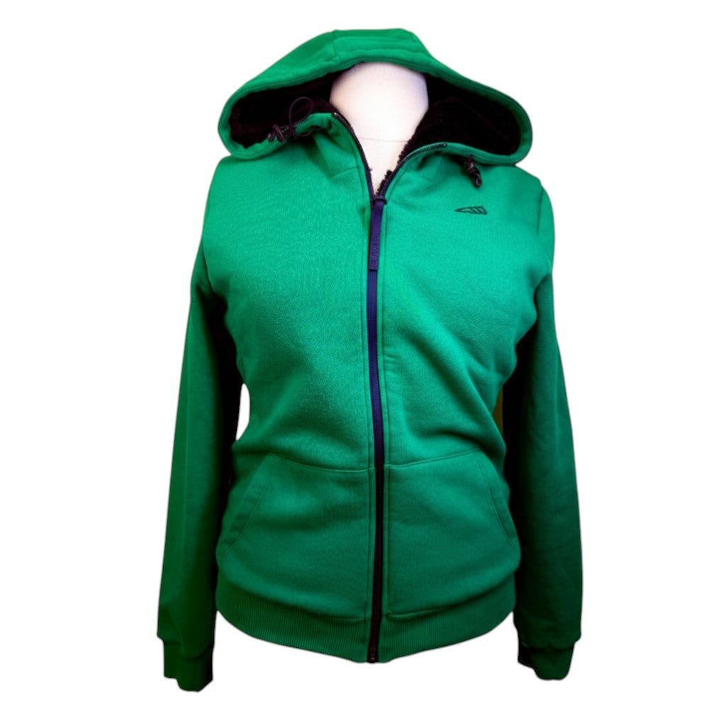 Equiline Full Zip Sweatshirt Furg in Shamrock