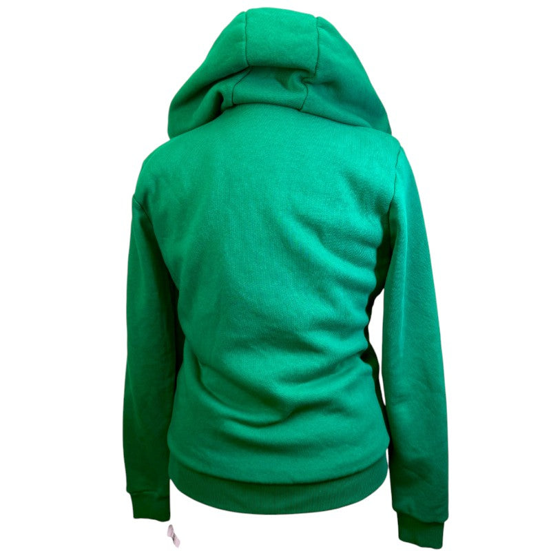 Equiline Full Zip Sweatshirt Furg in Shamrock