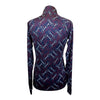 Ariat 'Lowell 2.0' 1/4 Zip Shirt in Navy/Red &amp; White Bits