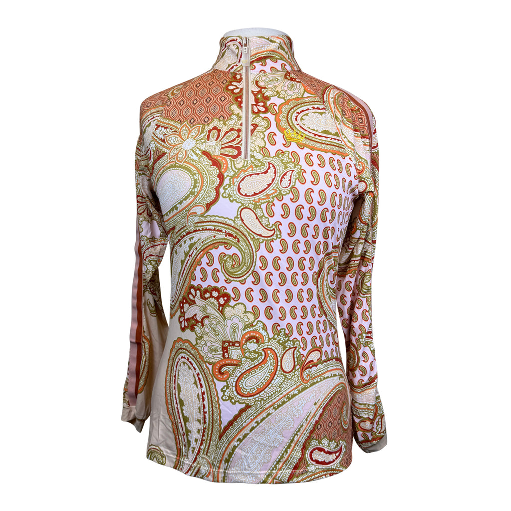 Kastel 'Charlotte' Floral Sun Top in Royal Paisley