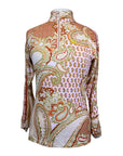 Kastel 'Charlotte' Floral Sun Top in Royal Paisley