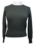 Ariat Crew Neck Sweater in Hunter Green - Women's Large