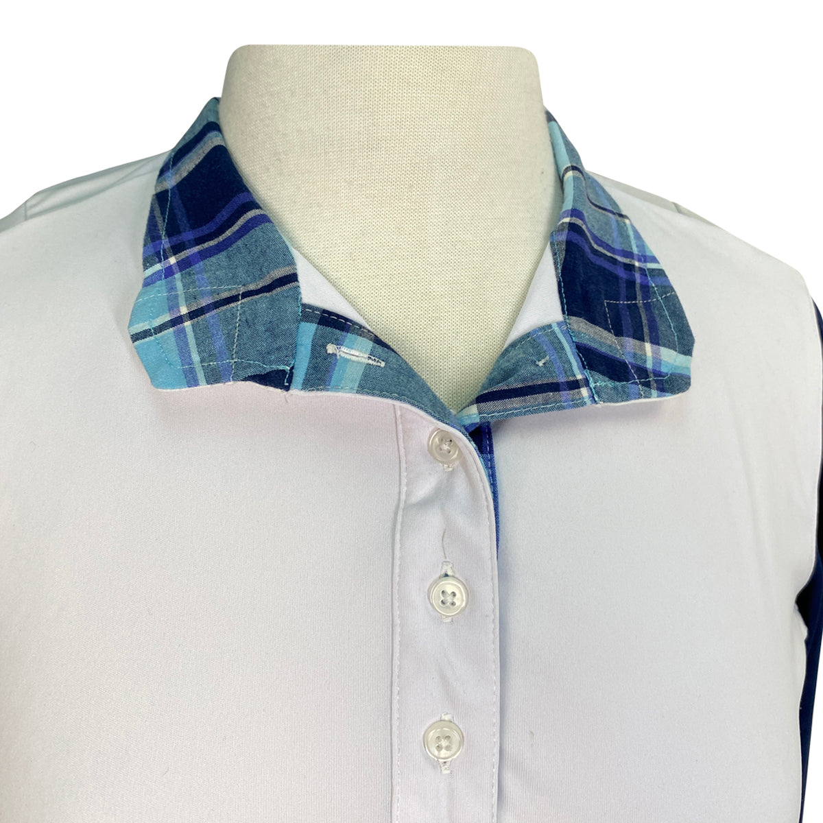 Le Fash 'Paulo Alto' Long Sleeve Tech Shirt in White/Navy