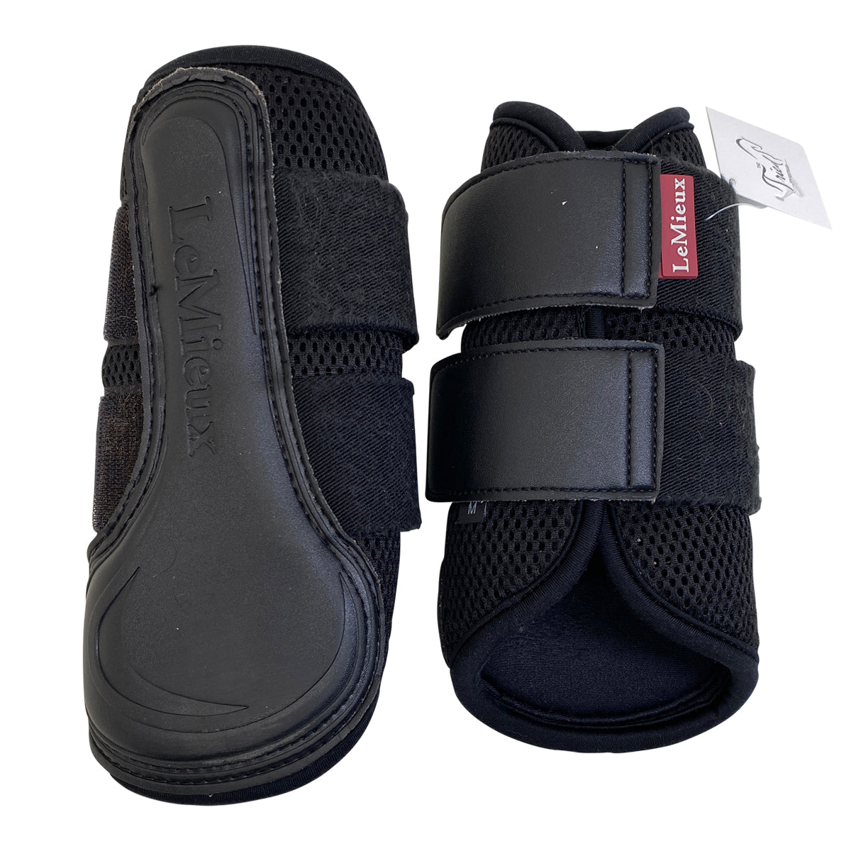 LeMieux Mesh Brushing Boots in Black