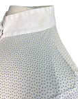 Cavalleria Toscana Long Sleeve Light Weight Shirt in White/Blue Polka Dots