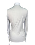 Cavalleria Toscana Long Sleeve Light Weight Shirt in White/Blue Polka Dots