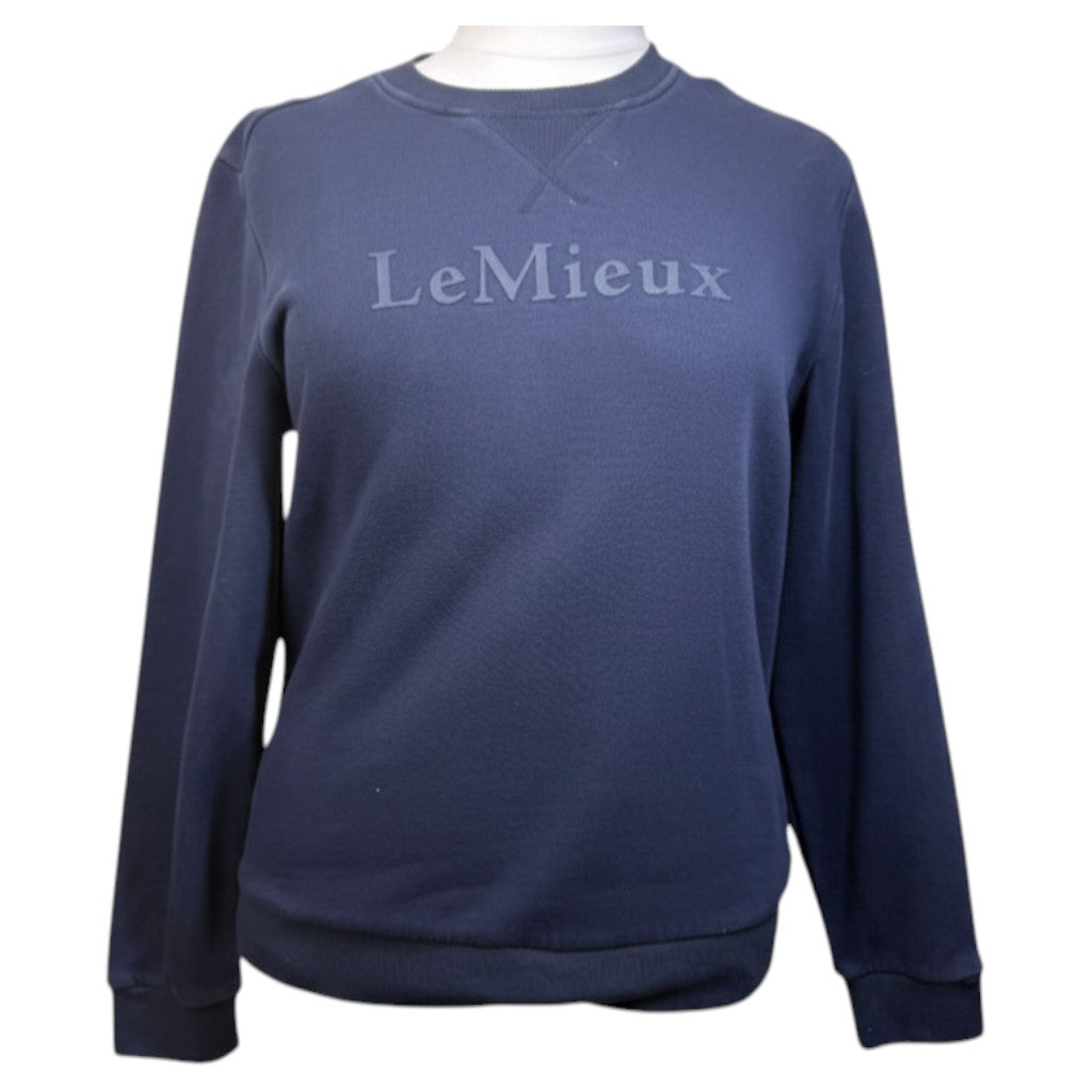 LeMieux Logo Crewneck in Navy