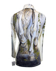 Arista Equestrian 'Brio-Tek' 1/4 Zip Shirt in Watercolor Horse