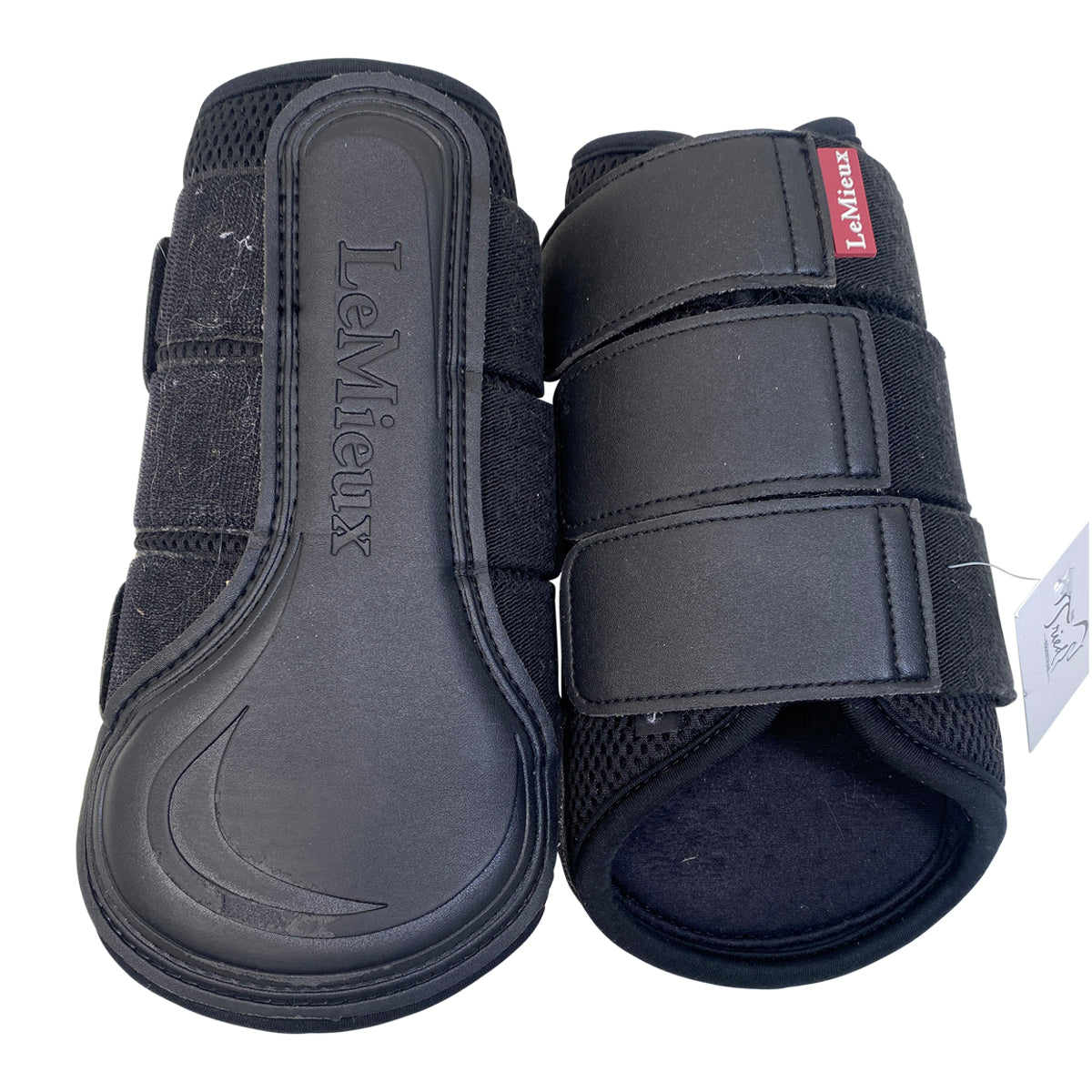 LeMieux Mesh Brushing Boots in Black