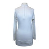 Goode Rider 1/2 Zip Seamless Shirt in White
