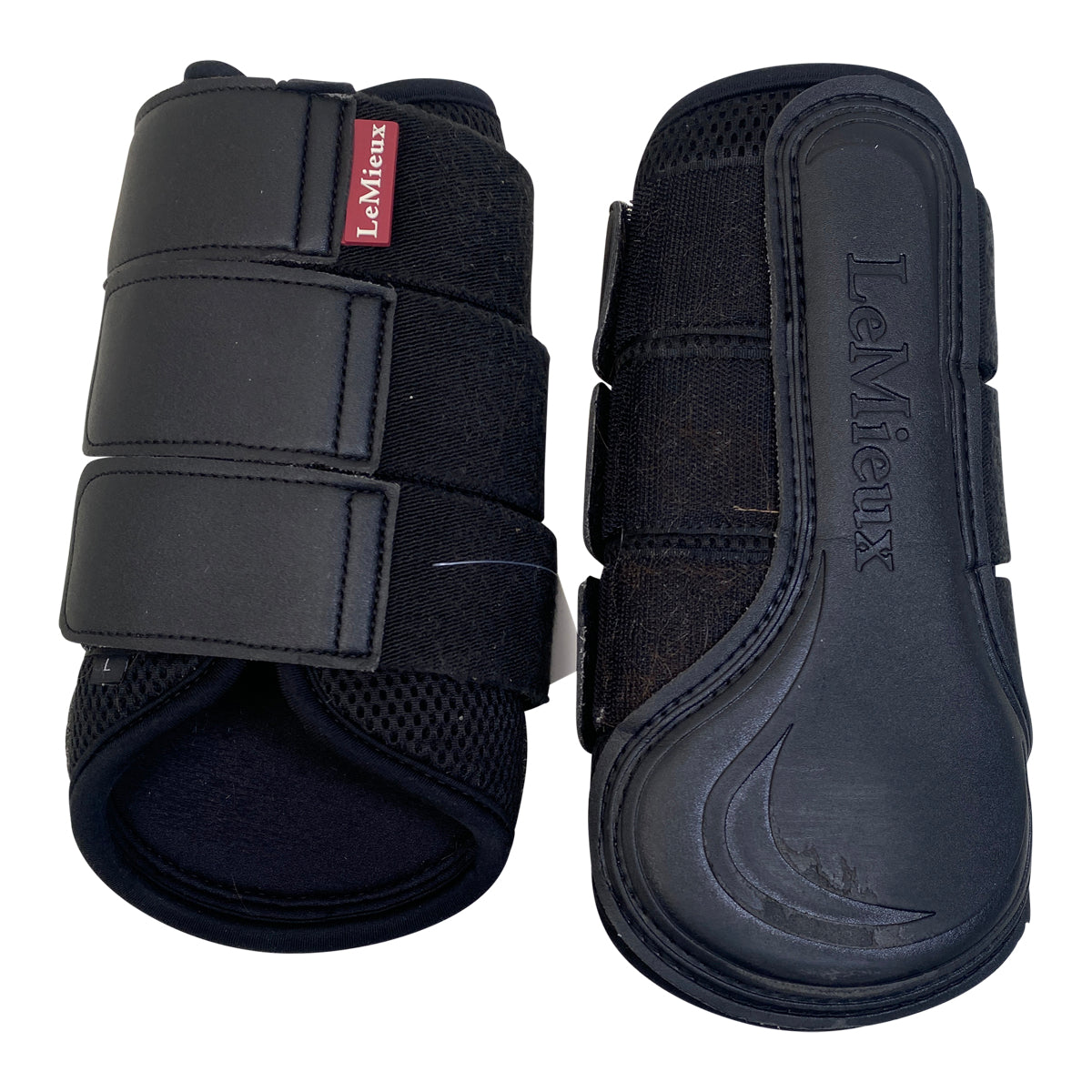 LeMieux Mesh Brushing Boots in Black