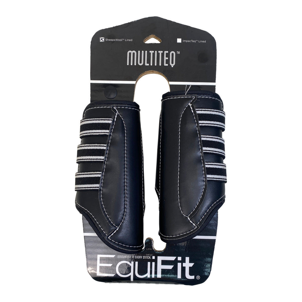 Equifit SheepsWool MultiTeq Front Boots in Black