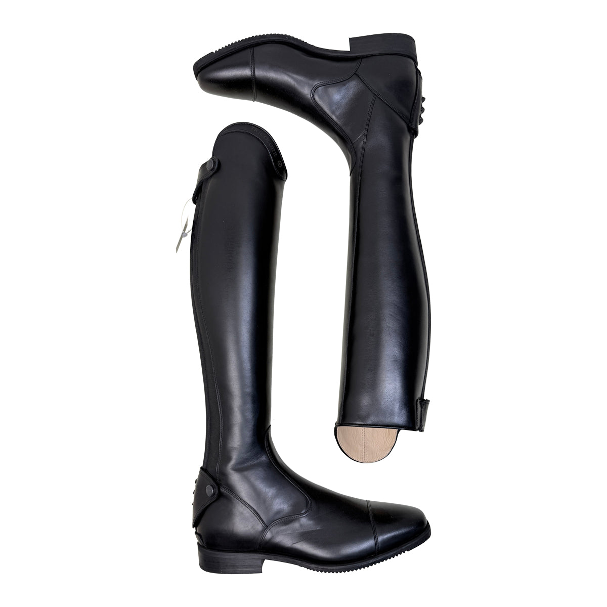 DeNiro Tricolore 'Italo' Dress Boots in Black