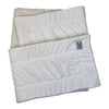 Wilker's Combo Quilted Leg Wraps in White - 10"