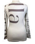 Stella Cavalla 'Cypher' Top in Neutral Monogram