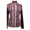 Novella Equestrian 'The Beni' Sun Shirt  in Burgundy Tack
