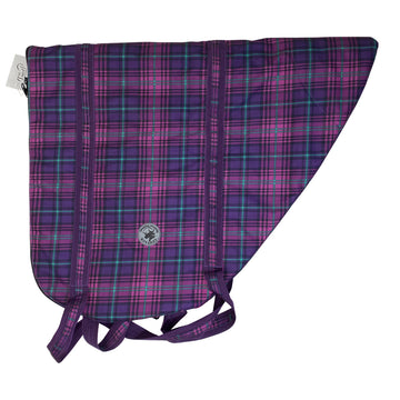 Centaur Travelware Saddle Carry Bag in Orchid Plaid