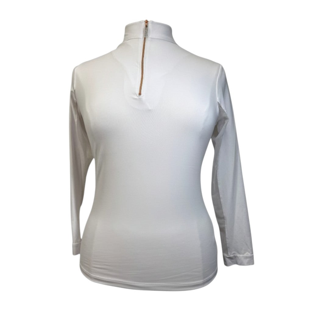 Tailored Sportsman 'Ice Fil' Long Sleeve Shirt in White