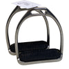 Stirrup Irons in Stainless Steel/Black