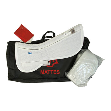 Mattes Correction Half Pad  w/ Shims in White