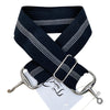 Ellany 2" Silver Snaffle Belt in Navy/Silver - One Size