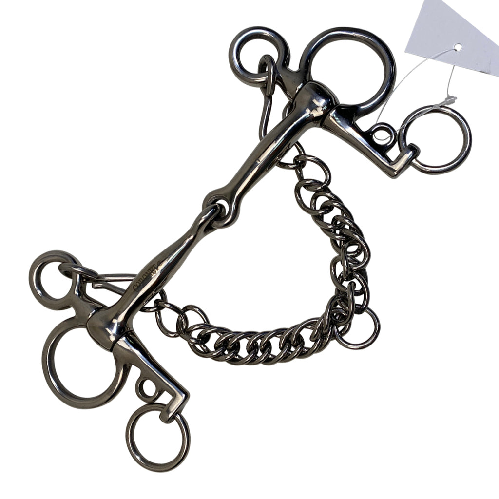 Coronet Tom Thumb Single Joint Mouth Pelham Bit in Stainless Steel