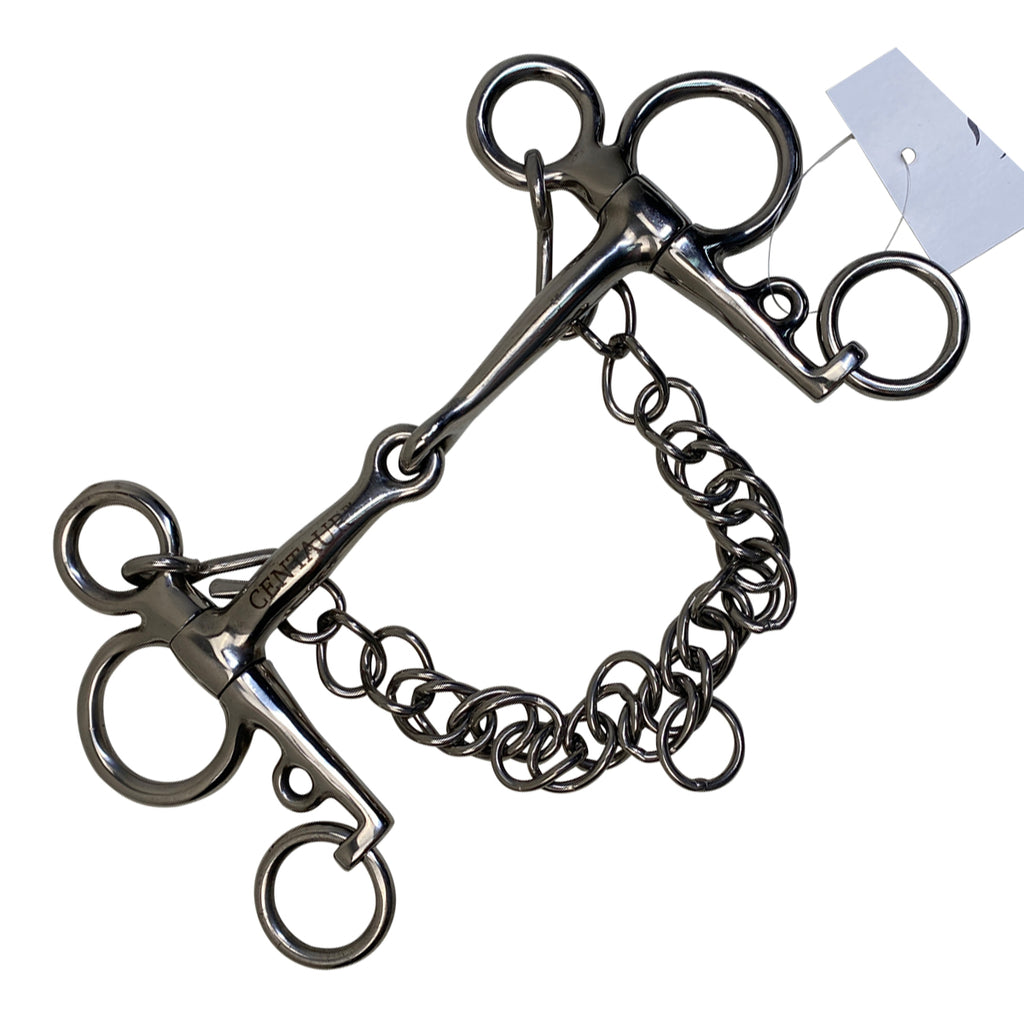 Centaur Jointed Tom Thumb Pelham Bit in Stainless Steel - 5"
