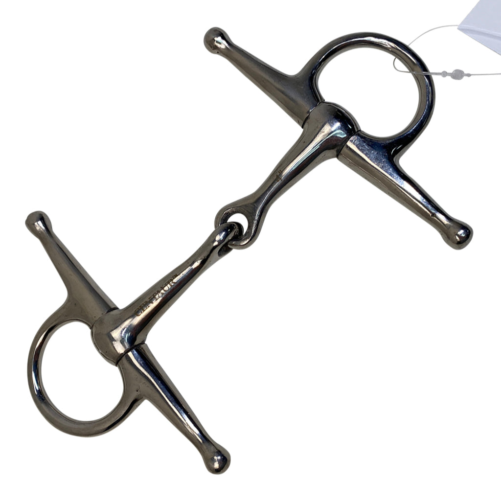 Centaur Pony Full Cheek Single Joint Snaffle Bit in Stainless Steel - 4"