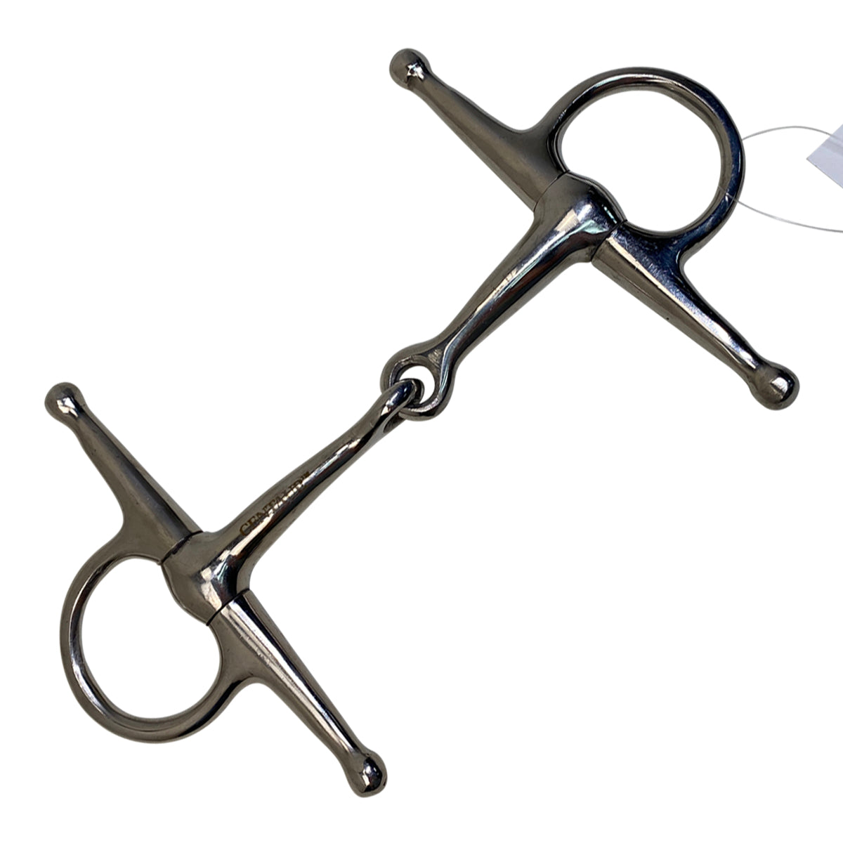 Centaur Pony Full Cheek Single Joint Snaffle Bit in Stainless Steel
