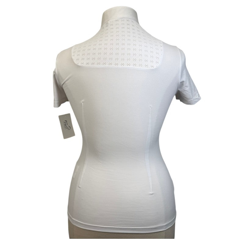 Cavalleria Toscana Short Sleeve Floral Shirt in White