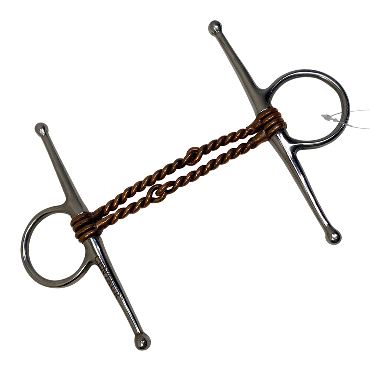 Equistine Wire Centaur Double Twist Copper Wire Full Cheek in Copper/Stainless Steel ...