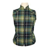 Arista Equestrian 'Heritage' Vest in Juniper Plaid - Women's Medium