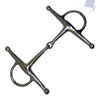 Centaur Medium Weight Full Cheek Single Joint Snaffle Bit in Stainless Steel - 5.5"
