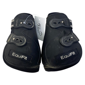 Front of Equifit Prolete Hind Boots in Black - Medium
