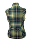 Arista Equestrian 'Heritage' Vest in Juniper Plaid - Women's Medium