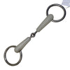 Happy Mouth Loose Ring Snaffle Bit in White/Stainless Steel - 4.5"