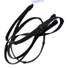 Black Webbed Reins w/Stops in Black