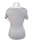 Cavalleria Toscana Bib Show Shirt in Black/White Dots 