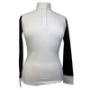 Le Fash 'Paulo Alto' Long Sleeve Show Shirt in White/Black 