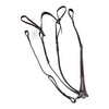 Leather Breastplate with Standing Martingale Attachment in Brown